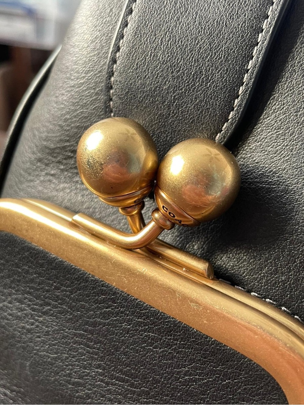Coach Black Haversack Bag 2026 Re-edition with Gold Hardware - Picture 9 of 16